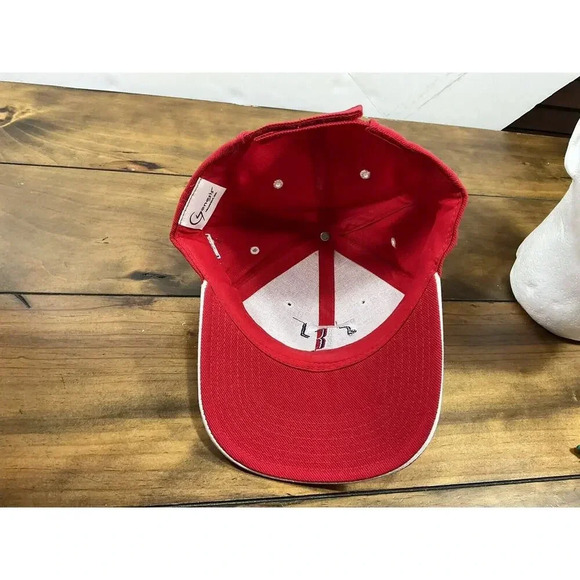 Texas Rangers Cap Snap Back Red White MLB Baseball Genesis Headwear Mens Hat - Picture 6 of 6